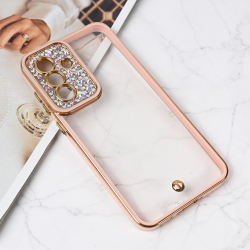 Futrola Cirkon Camera za Samsung A566 Galaxy A56 5G roze.