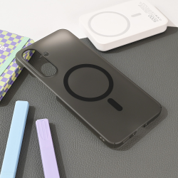 Futrola Magsafe mat PC za Samsung A566 Galaxy A56 5G crna.