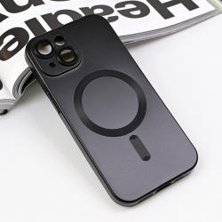 Futrola Magsafe Chrome za iPhone 15 6.1 crna.