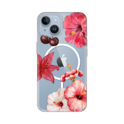 Futrola print Magsafe za iPhone 13/14 6.1 Hibiscus.