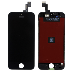LCD Displej / ekran za iPhone 5S + touchscreen Black OEM Refurbished.