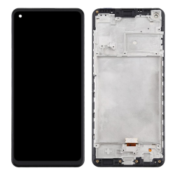 LCD Displej / ekran za Samsung A217/Galaxy A21s + touchscreen + frame Black (Original Material).
