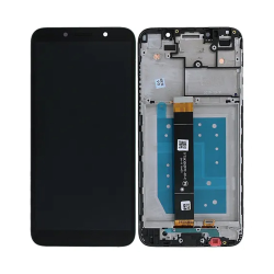 LCD Displej / ekran za Motorola Moto E6 Play XT2029 + touchscreen + frame Black Service Pack ORG/5D68C15720.