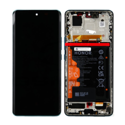 LCD Displej / ekran za Huawei Honor 50 + touchscreen + baterija + frame Frost Crystal Service Pack ORG/02354GLX.