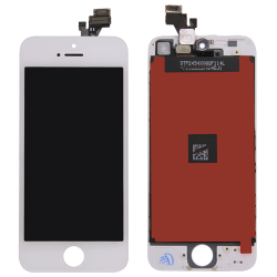 LCD Displej / ekran za iPhone 5 + touchscreen White High-Brightness.