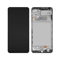 LCD Displej / ekran za Samsung A225/Galaxy A22 + touchscreen + frame Black (OLED).