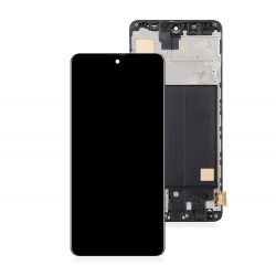 LCD Displej / ekran za Samsung A515/Galaxy A51 + touchscreen + frame Black (Incell).