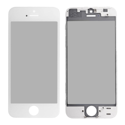 Staklo touchscreen-a+frame+OCA+polarizator za iPhone 5 belo CO.
