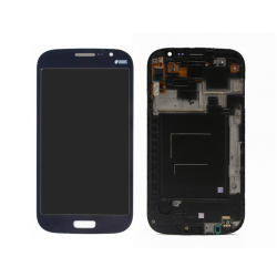LCD Displej / ekran za Samsung i9080/Galaxy Grand+touch screen+frame tamno plavi.