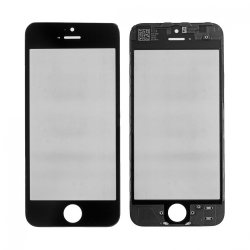 Staklo touchscreen-a+frame+OCA+polarizator za iPhone 5 crno CO.