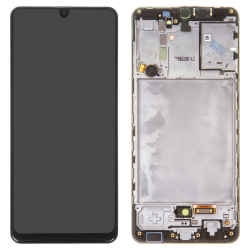 LCD Displej / ekran za Samsung A315/Galaxy A31 2020 + touchscreen + frame Black Service Pack ORG/GH82-22761A.