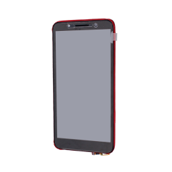 LCD Displej / ekran za Alcatel OT 1C/5009D+touch screen crni+frame crveni SPO.