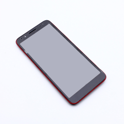 LCD Displej / ekran za Alcatel OT 1X/5059D+touch screen crni+frame crveni SPO.