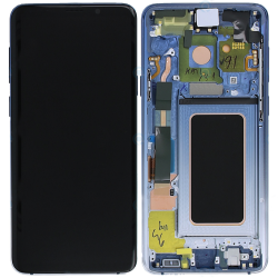 LCD Displej / ekran za Samsung G960/Galaxy S9 +touch screen+frame Polaris blue Service Pack ORG/GH97-21696G.