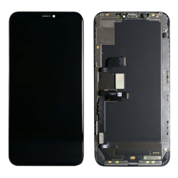 LCD Displej / ekran za Iphone XS MAX +touch screen crni HO3 I serie (sa drzacem kamere i senzora).