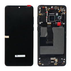 LCD Displej / ekran za Huawei P30+touch screen crni+frame crni.