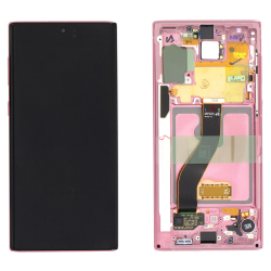 LCD Displej / ekran za Samsung N970F/Galaxy Note 10+touch screen Aura pink+frame Service Pack ORG/GH82-20818F.