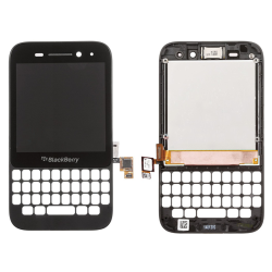 LCD Displej / ekran za Blackberry Q5+touch screen+frame crni high CHA.