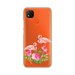 Silikonska futrola print Skin za Xiaomi Redmi 9C/Redmi 10A Flamingo.