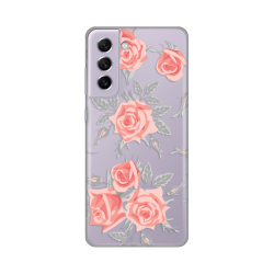 Silikonska futrola print Skin za Samsung G990 Galaxy S21 FE Elegant Roses.
