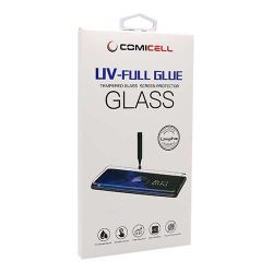 Staklena folija glass 3D MINI UV-FULL GLUE za Samsung G973F Galaxy S10 zakrivljena providna (sa UV lampom) A+ (MS).