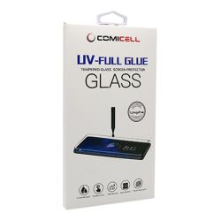 Staklena folija glass 3D MINI UV-FULL GLUE za Huawei Mate 30 Pro zakrivljena providna (sa UV lampom) (MS).