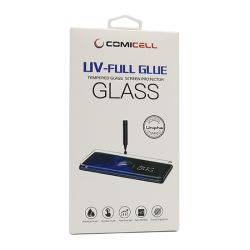 Staklena folija glass 3D MINI UV-FULL GLUE za Samsung G991F Galaxy S21 providna (sa UV lampom) (MS).