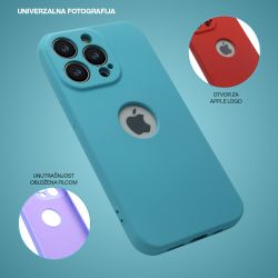 Futrola COLOR VISION za iPhone 12 svetlo plava (MS).