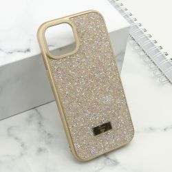 Futrola DIAMOND SELECTION za iPhone 15 zlatna (MS).