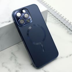 Futrola ELEGANT METAL MAGSAFE za iPhone 15 Pro Max (6.7) plava (MS).