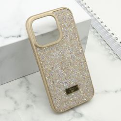 Futrola DIAMOND SELECTION za iPhone 15 Pro (6.1) zlatna (MS).