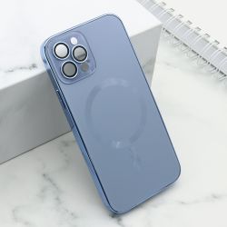 Futrola ELEGANT METAL MAGSAFE za iPhone 12 Pro svetlo plava (MS).