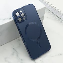 Futrola ELEGANT METAL MAGSAFE za iPhone 12 Pro plava (MS).
