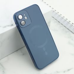 Futrola ELEGANT METAL MAGSAFE za iPhone 12 plava (MS).