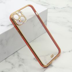 Futrola DIAMONDS CAMERA za iPhone 14 Plus (6.7) crvena (MS).