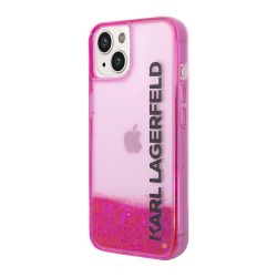 Futrola Karl Lagerfeld Liquid Glitter Elong Hard za Iphone 14 Plus pink Full ORG (KLHCP14MLCKVF) (MS).