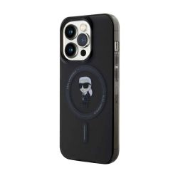 Futrola Karl Lagerfeld Iml Magsafe Case Ikonik za iPhone 15 Pro (6.1) crna Full ORG (KLHMP15LHFCKNOK) (MS).