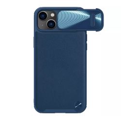 Futrola Nillkin Cam Shield Leather S za iPhone 14 plava (MS).