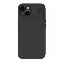 Futrola Nillkin Cam Shield Silky za iPhone 15 Plus crna (MS).