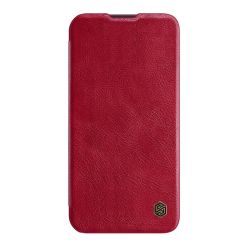 Futrola Nillkin Qin Pro za iPhone 15 crvena (MS).