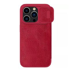 Futrola Nillkin Qin Pro za iPhone 15 Pro Max (6.7) crvena (MS).