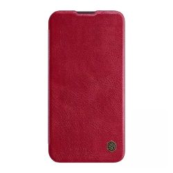 Futrola Nillkin Qin Pro Leather za Samsung S911B Galaxy S23 crvena (MS).