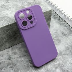 Silikonska futrola Pro Camera za iPhone 15 Pro (6.1) ljubicasta (MS).