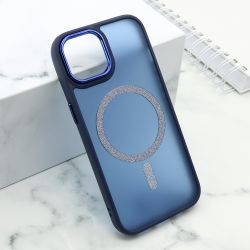Futrola SHINING MAGSAFE za iPhone 15 plava (MS).