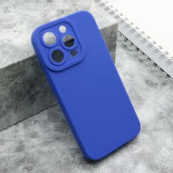 Silikonska futrola Pro Camera za iPhone 15 Pro (6.1) tamno plava (MS).