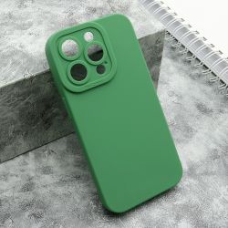 Silikonska futrola Pro Camera za iPhone 15 Pro (6.1) tamno zelena (MS).