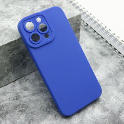 Silikonska futrola Pro Camera za iPhone 15 Pro Max (6.7) tamno plava (MS).
