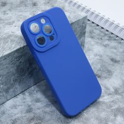 Silikonska futrola Pro Camera za iPhone 14 Pro (6.1) tamno plava (MS).