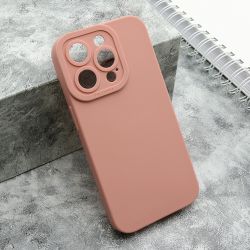 Silikonska futrola Pro Camera za iPhone 15 Pro (6.1) roze (MS).