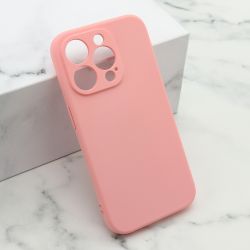 Futrola Soft Silicone za iPhone 15 Pro (6.1) roze (MS).